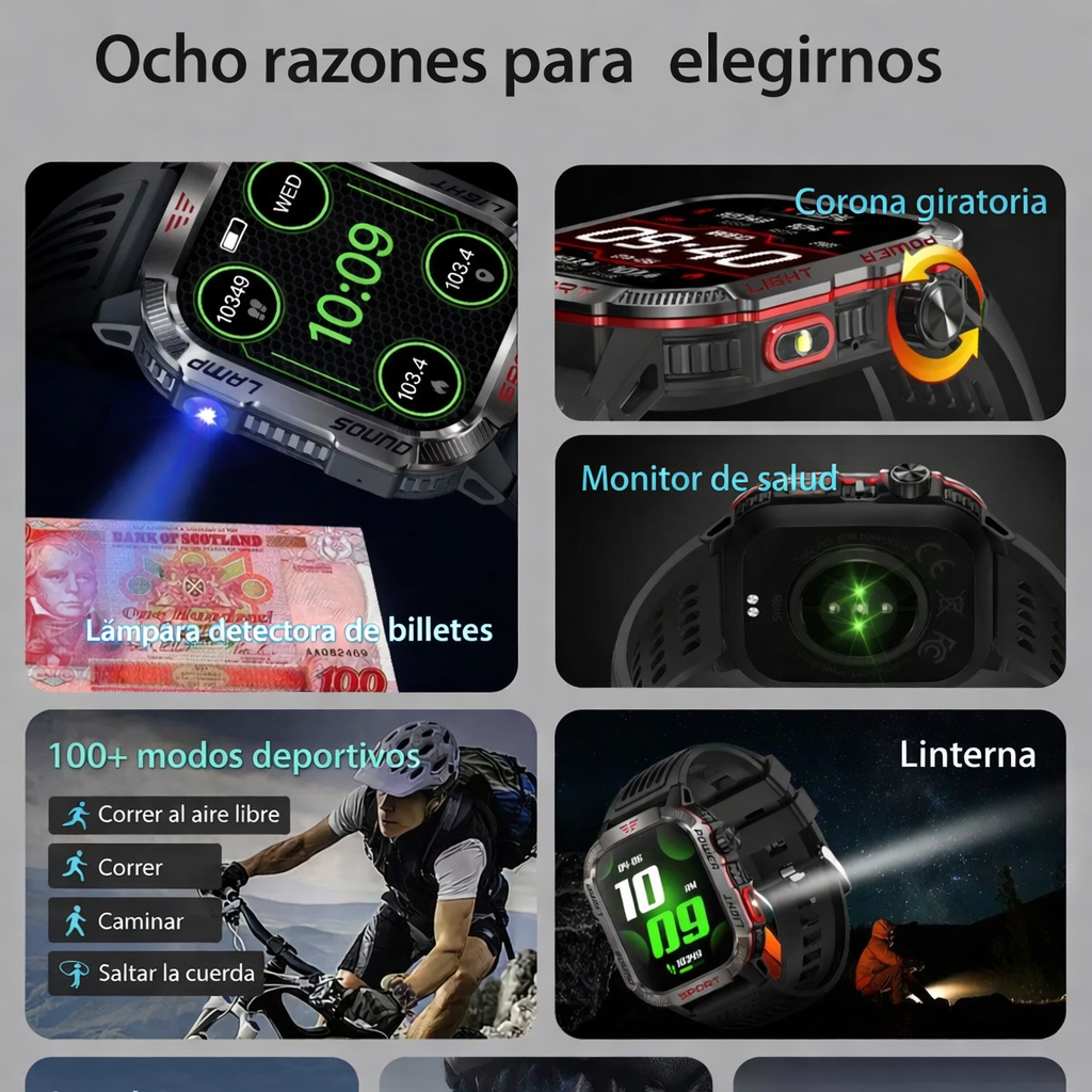 SMARTWATCH Ultimate Outdoor Smartwatch para hombres
