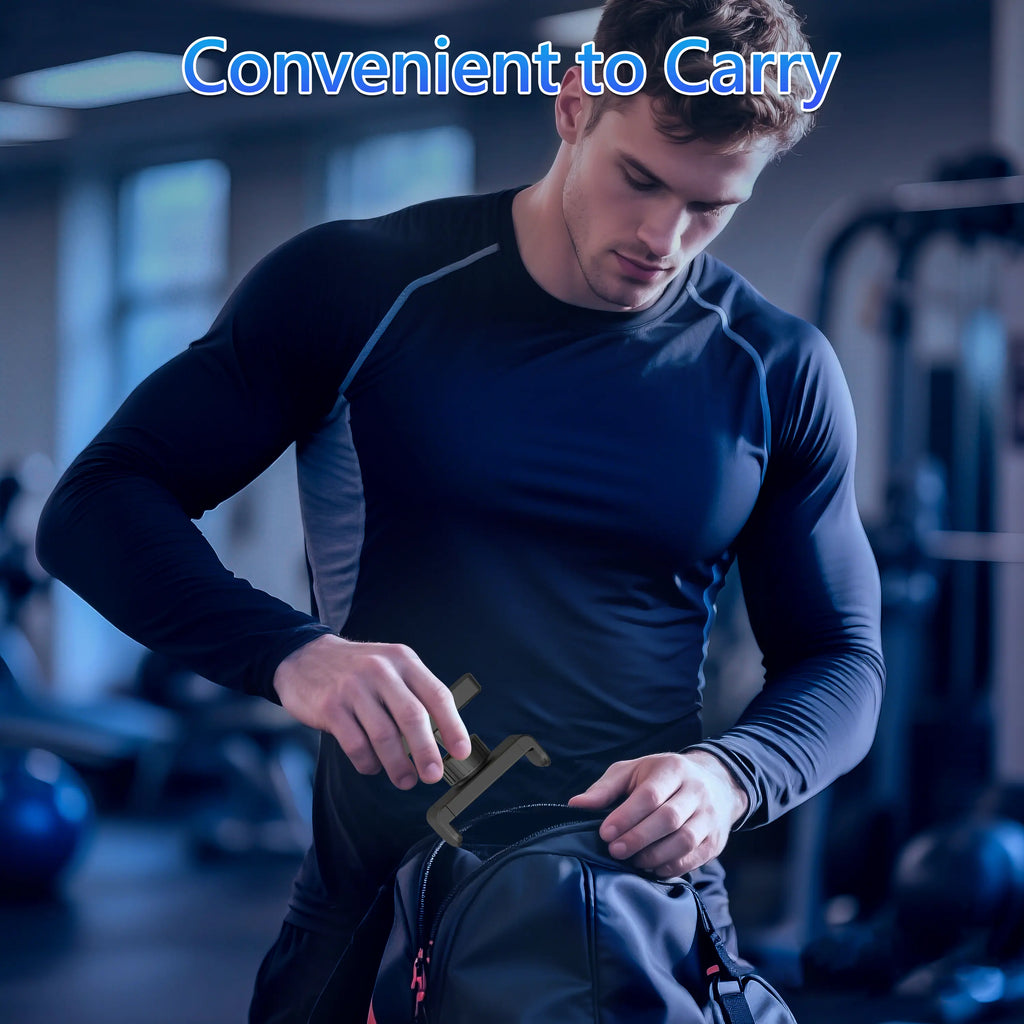 Portamóviles magnéticos para gimnasio - ajustable a 360°, soporte portátil fuerte para grabar entrenamientos, accesorios de fitness esenciales, compatible con móvil Android y iPhone 16/15/14/13/12